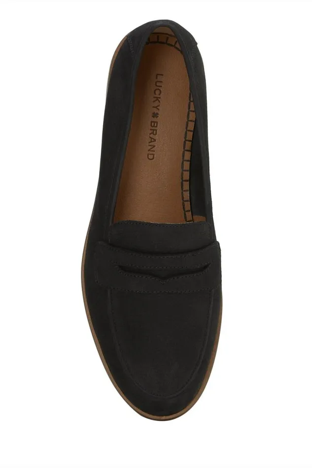 Women Lucky Brand Shoes Parmin Flat Black