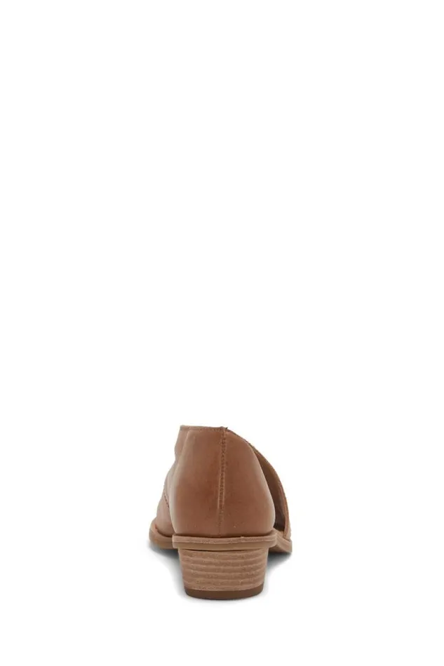 Women Lucky Brand Shoes Serkie Low Heel Medium Dark Beige