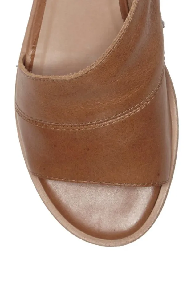 Women Lucky Brand Shoes Serkie Low Heel Medium Dark Beige