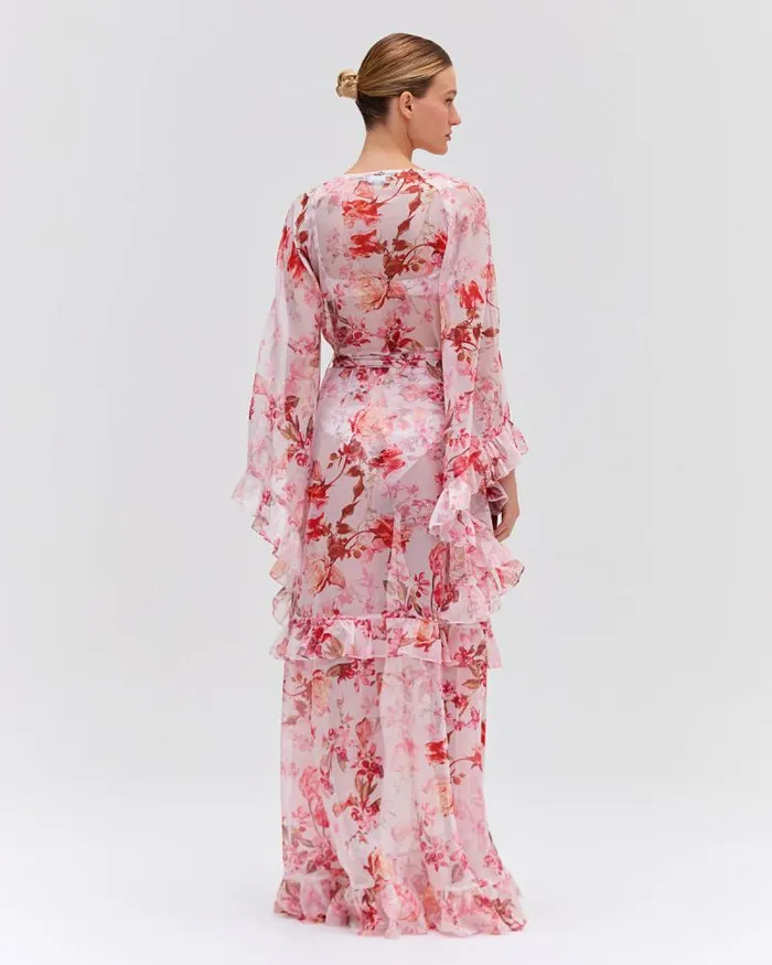Women Matching Sets PatBO Floral Haze Maxi Robe EXCLUSIVE Vapor