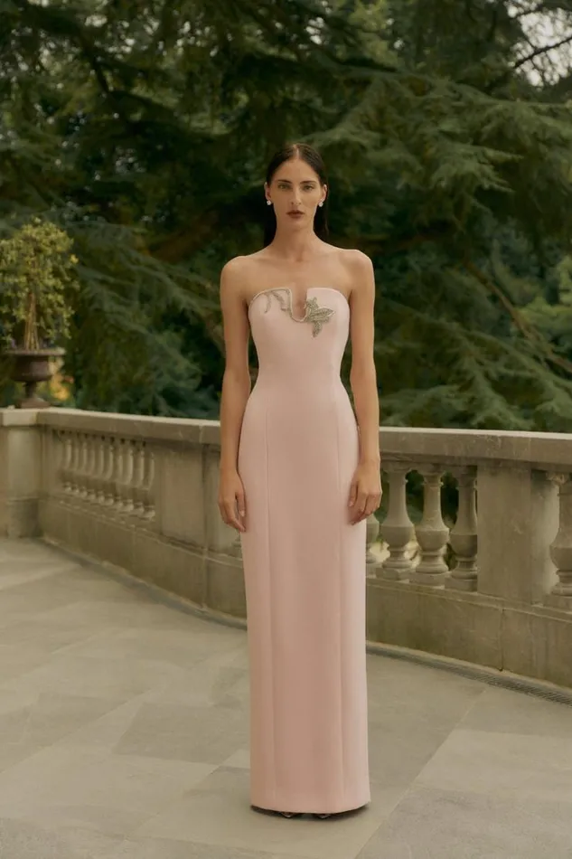 Women Maxi Dresses Rachel Gilbert Leura Gown Rosewater Women Maxi Dresses Rachel Gilbert Leura Gown Rosewater