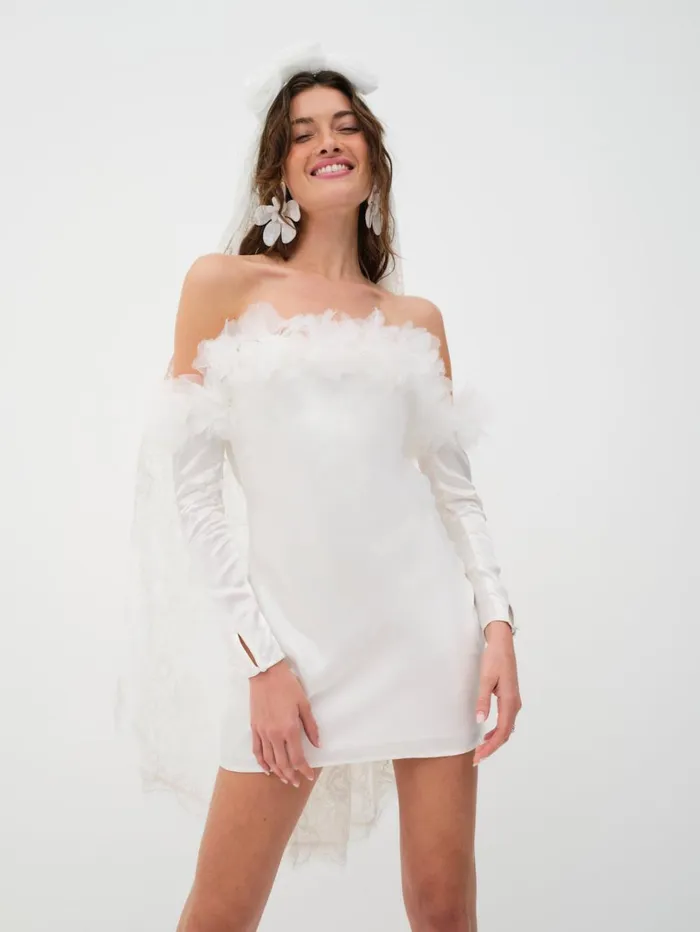 Women Mila Mini Dress White For Love and Lemons Dresses Women Mila Mini Dress White For Love and Lemons Dresses