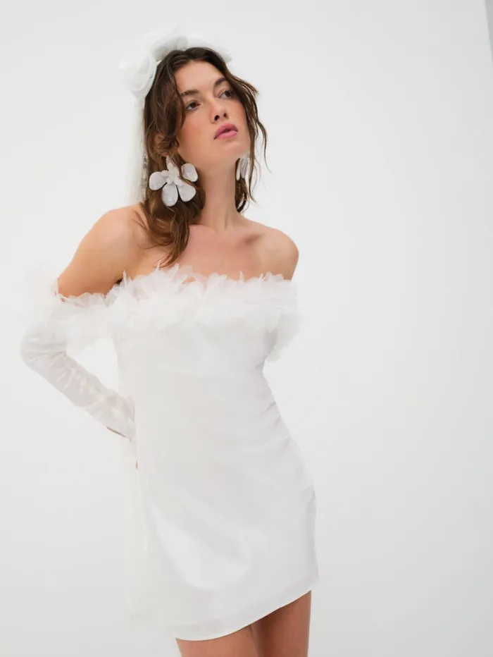 Women Mila Mini Dress White For Love and Lemons Dresses Women Mila Mini Dress White For Love and Lemons Dresses