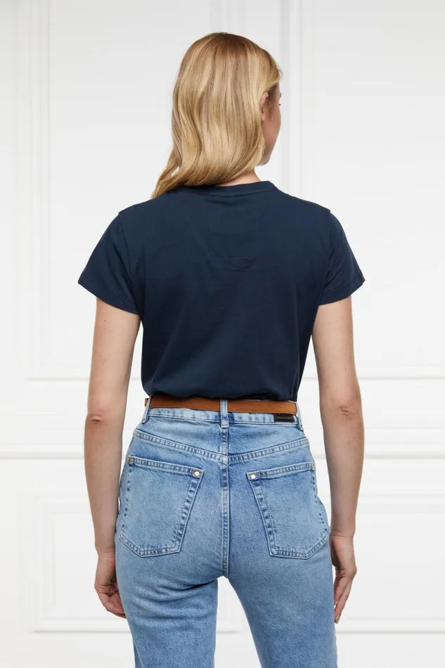 Women Monogram Tee Ink Navy Holland Cooper Tees Women Monogram Tee Ink Navy Holland Cooper Tees