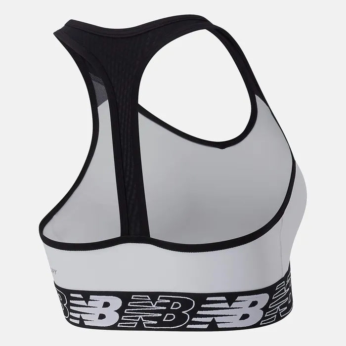 Women NB Pace Bra 30 White New Balance Sports Bras Women NB Pace Bra 30 White New Balance Sports Bras