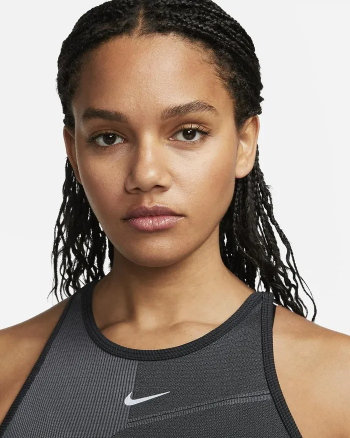 Women Nike All Clothing DriFIT ADV Aura Blackiron Grey