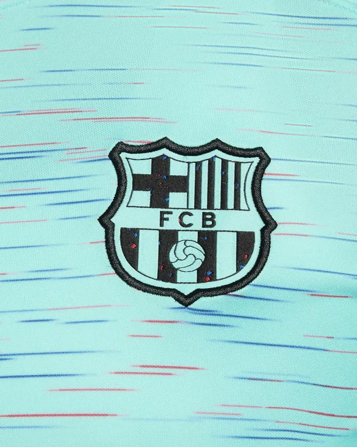 Women Nike All Clothing FC Barcelona 202324 Stadium Third Light Aquaroyal Blueuniversity Redblack