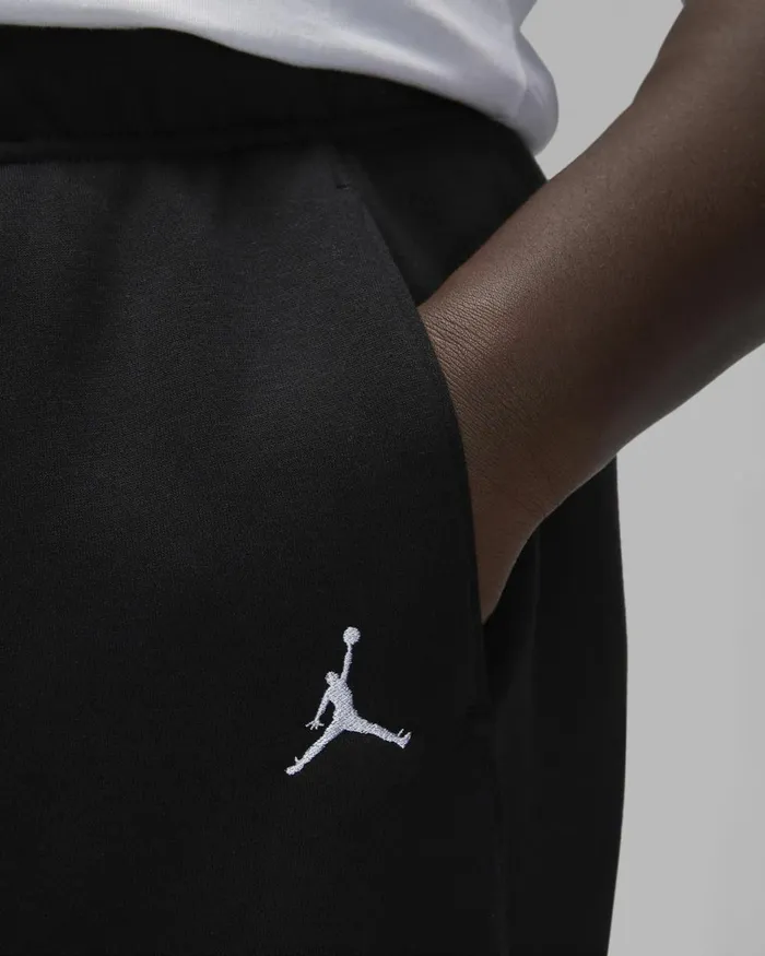 Women Nike All Clothing Jordan Brooklyn Fleece Blackwhite