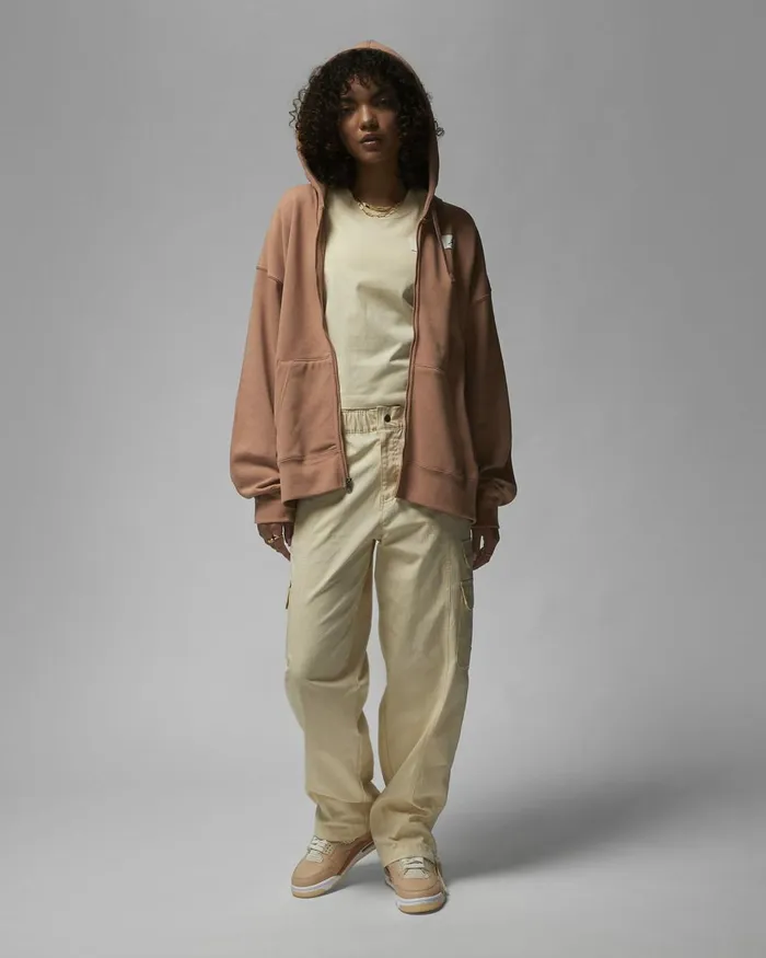 Women Nike All Clothing Jordan Flight Mineral Clay