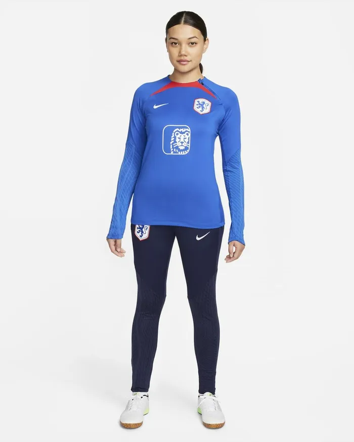 Women Nike All Clothing Netherlands Strike Blackened Bluewhite