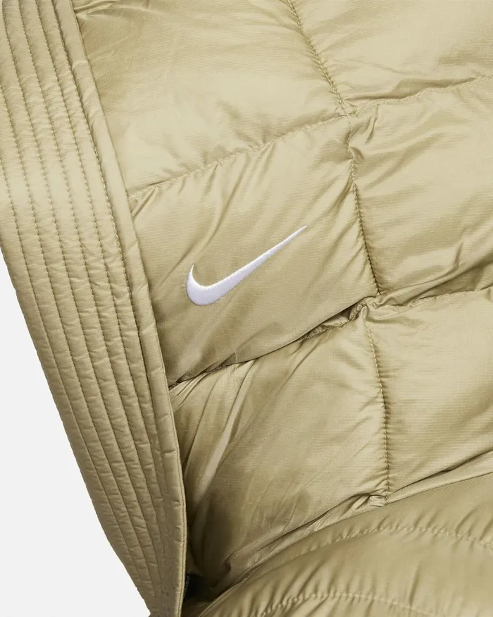 Women Nike All Clothing Sportswear Swoosh Puffer PrimaLoft Neutral Olivewhite