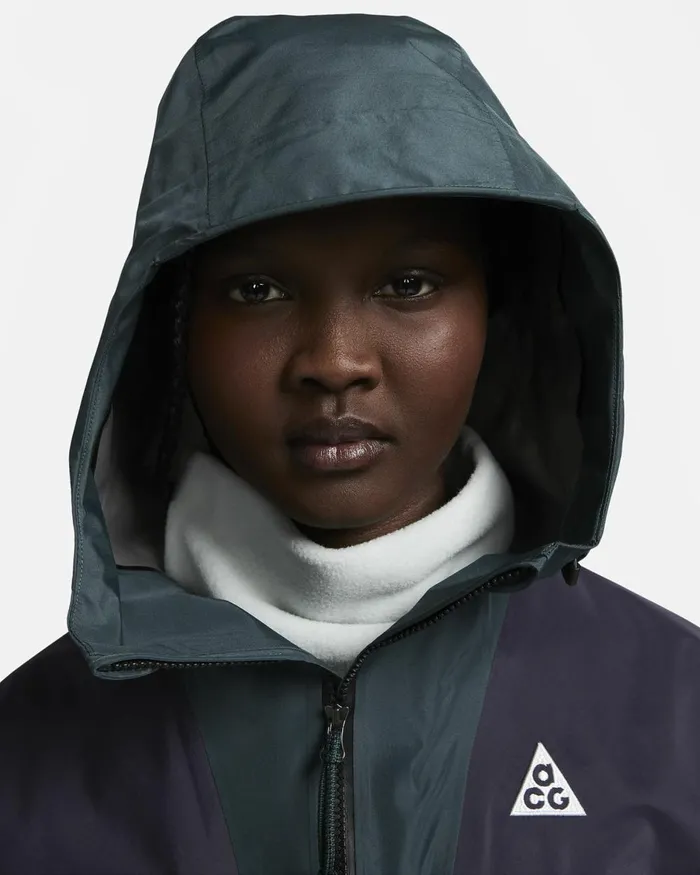 Women Nike All Clothing StormFIT ADV ACG 039Chain Of Craters039 Faded Sprucegridironmica Greensummit White