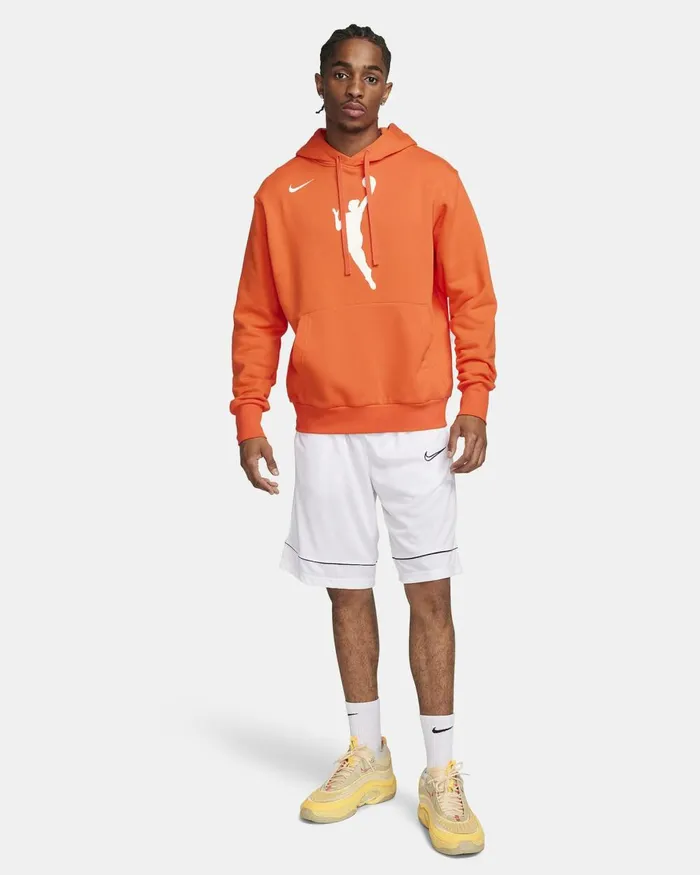 Women Nike All Clothing WNBA Brilliant Orangewhite