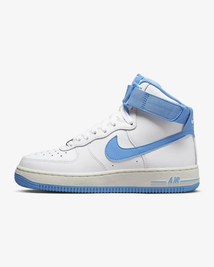 Women Nike All Shoes Air Force 1 High Original Whitesailuniversity Blue