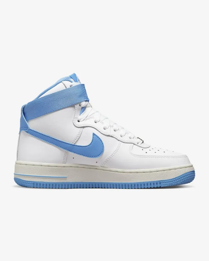 Women Nike All Shoes Air Force 1 High Original Whitesailuniversity Blue