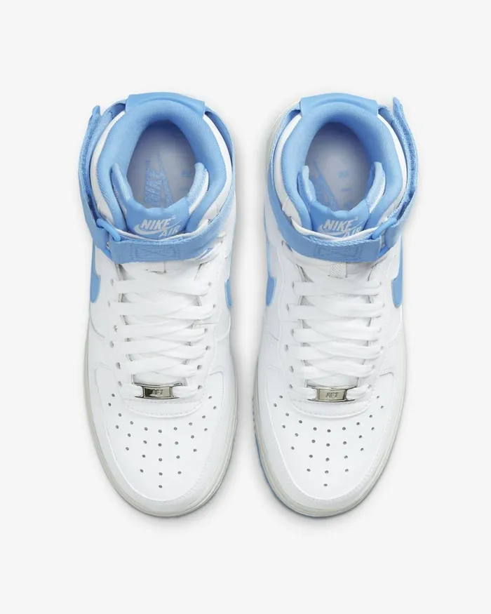 Women Nike All Shoes Air Force 1 High Original Whitesailuniversity Blue