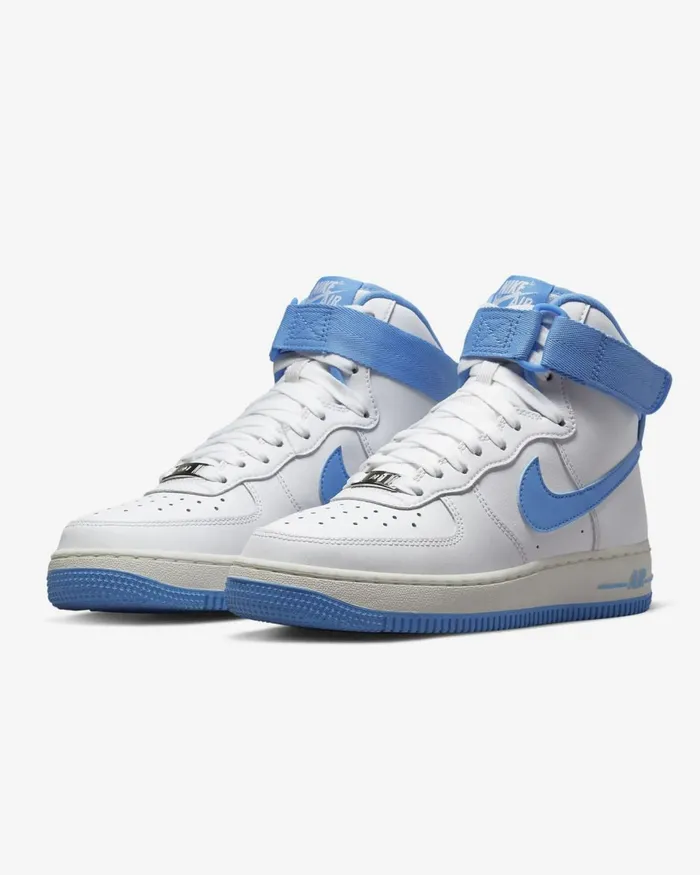 Women Nike All Shoes Air Force 1 High Original Whitesailuniversity Blue