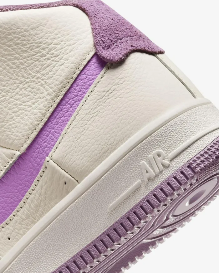 Women Nike All Shoes Air Force 1 Sculpt Pale Ivoryviolet Dustphantomrush Fuchsia
