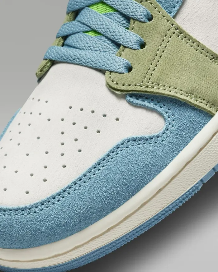 Women Nike All Shoes Air Jordan 1 Zoom CMFT 2 Ceruleanoil Greenphantomgreen Strike