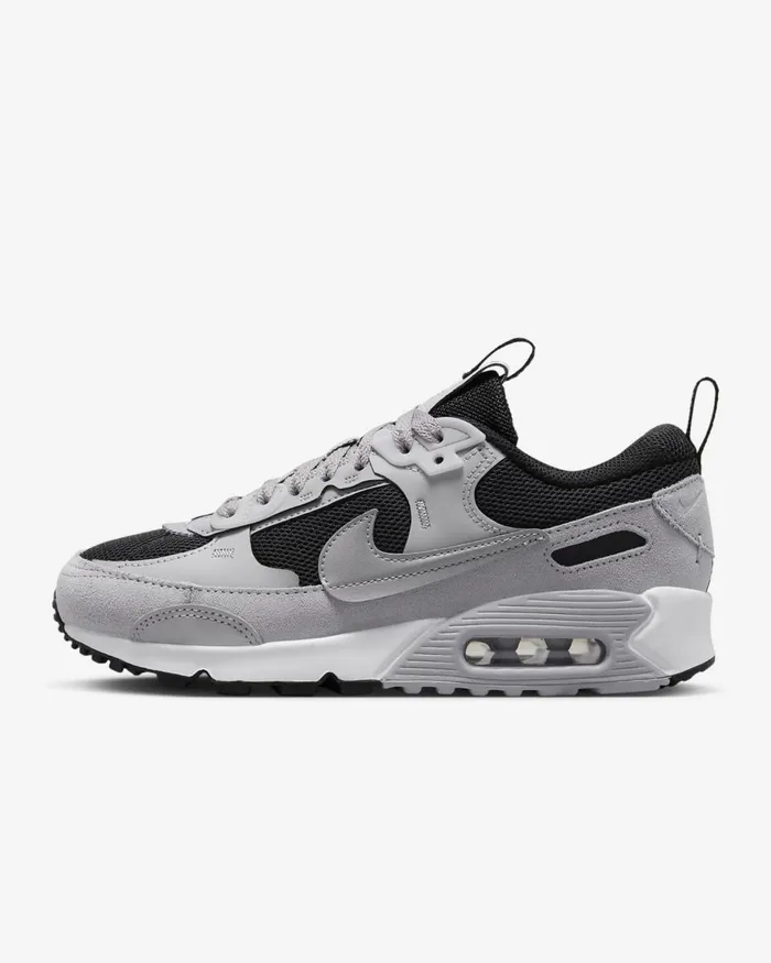 Women Nike All Shoes Air Max 90 Futura Pewterblackwhitepewter