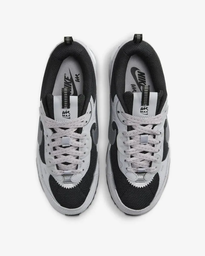 Women Nike All Shoes Air Max 90 Futura Pewterblackwhitepewter
