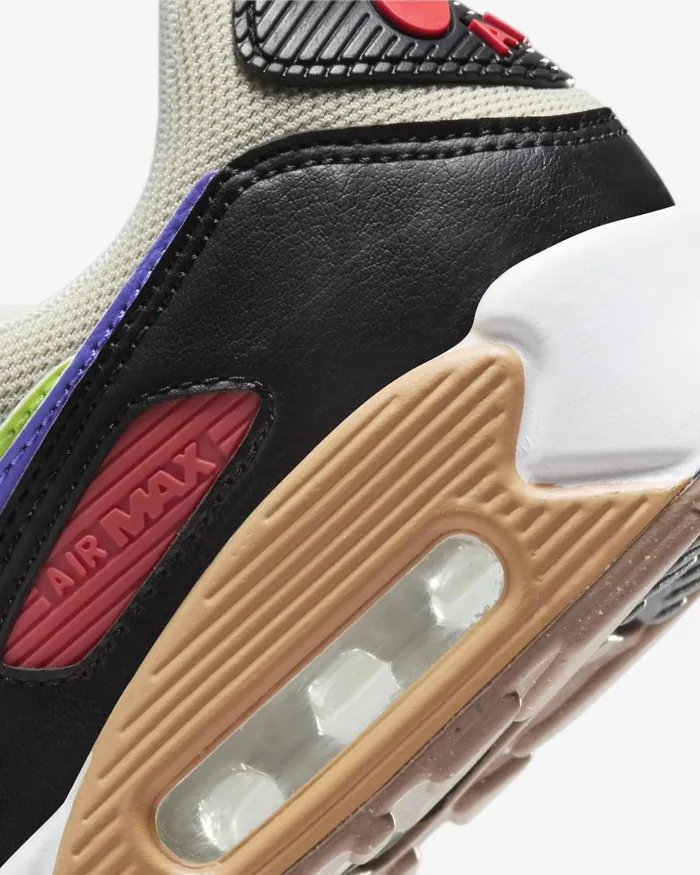 Women Nike All Shoes Air Max 90 Light Bonevoltblacklight Ultramarine