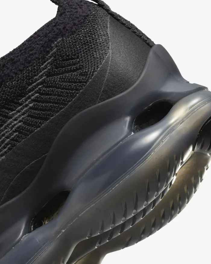 Women Nike All Shoes Air Max Scorpion Flyknit Blackblackblackanthracite