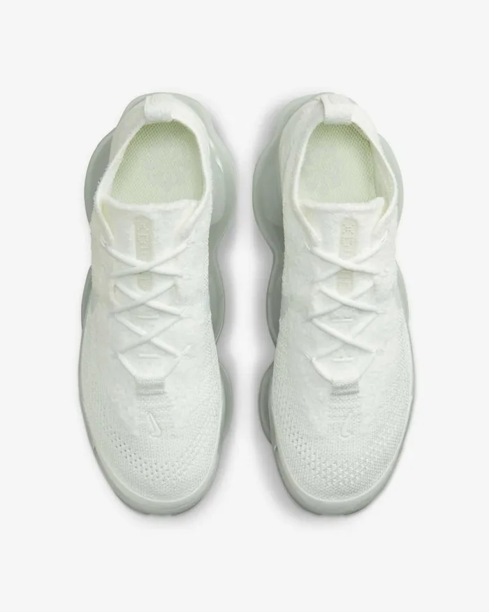 Women Nike All Shoes Air Max Scorpion Flyknit Whitefootball Greypure Platinum