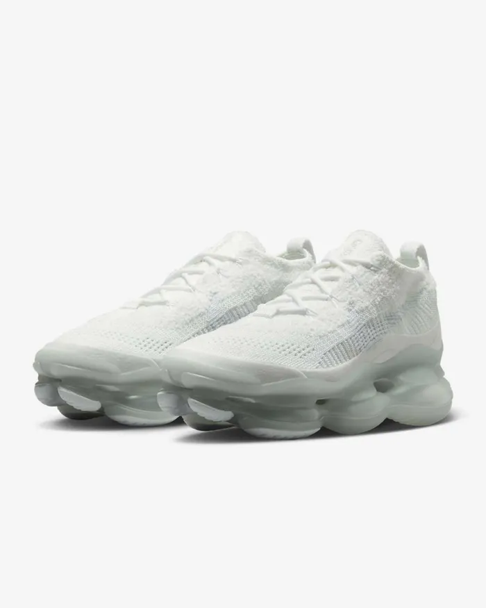 Women Nike All Shoes Air Max Scorpion Flyknit Whitefootball Greypure Platinum