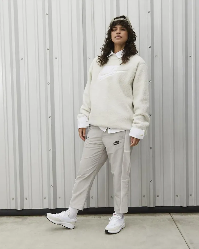 Women Nike All Shoes Waffle Debut Whiteblackorangewhite