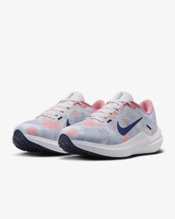 Women Nike All Shoes Winflo 10 Premium Pearl Pinkcoral Chalkwhitemidnight Navy