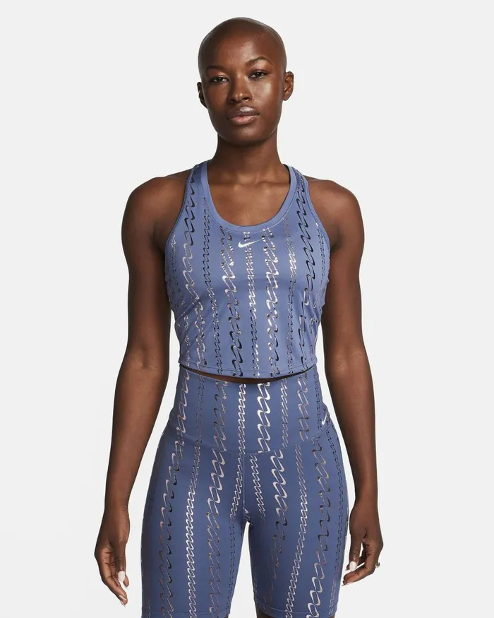 Women Nike All Sports DriFIT One Diffused Bluephoton Dust