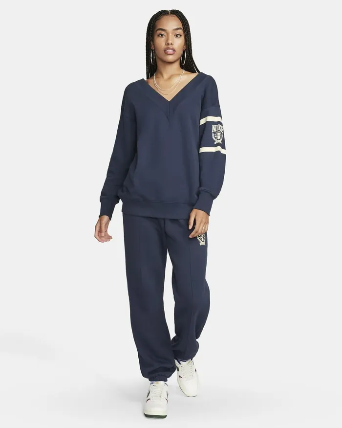 Women Nike Hoodies And Sweatshirts Sportswear Phoenix Fleece Obsidian
