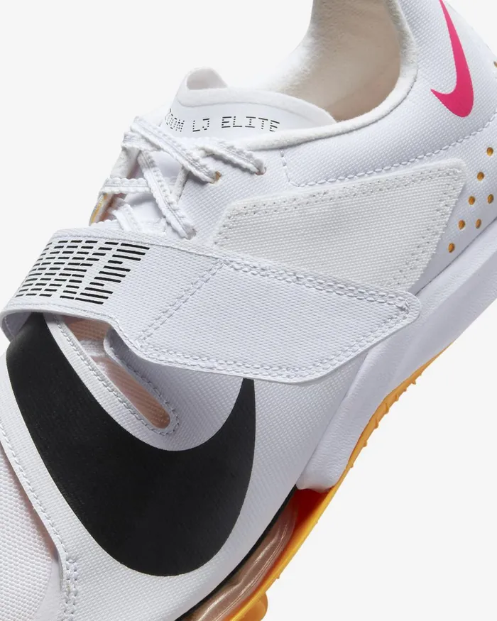 Women Nike Running Air Zoom LJ Elite Whitelaser Orangehyper Pinkblack