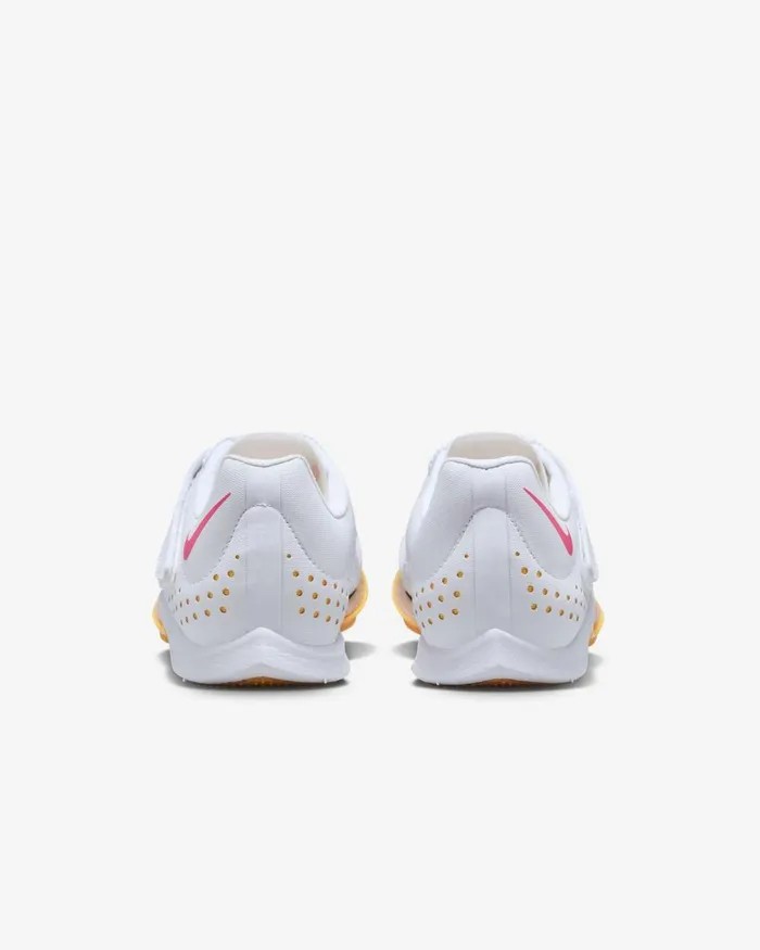 Women Nike Running Air Zoom LJ Elite Whitelaser Orangehyper Pinkblack