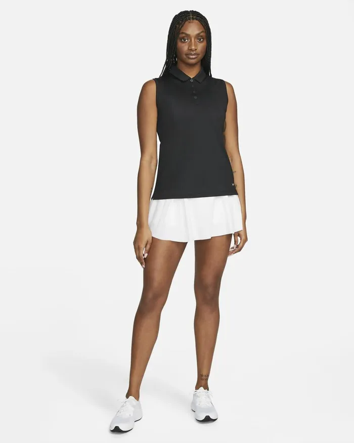 Women Nike Tops And TShirts DriFIT Victory Blackwhite