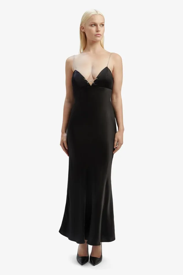Women Occasion Dresses Bardot Lili Midi Dress In Black Black
