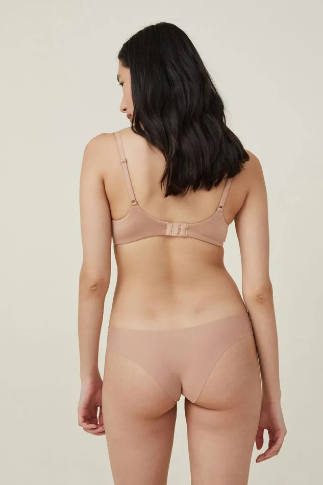 Women Panties Cotton On The Invisible Cheeky Brief Maple Sugar