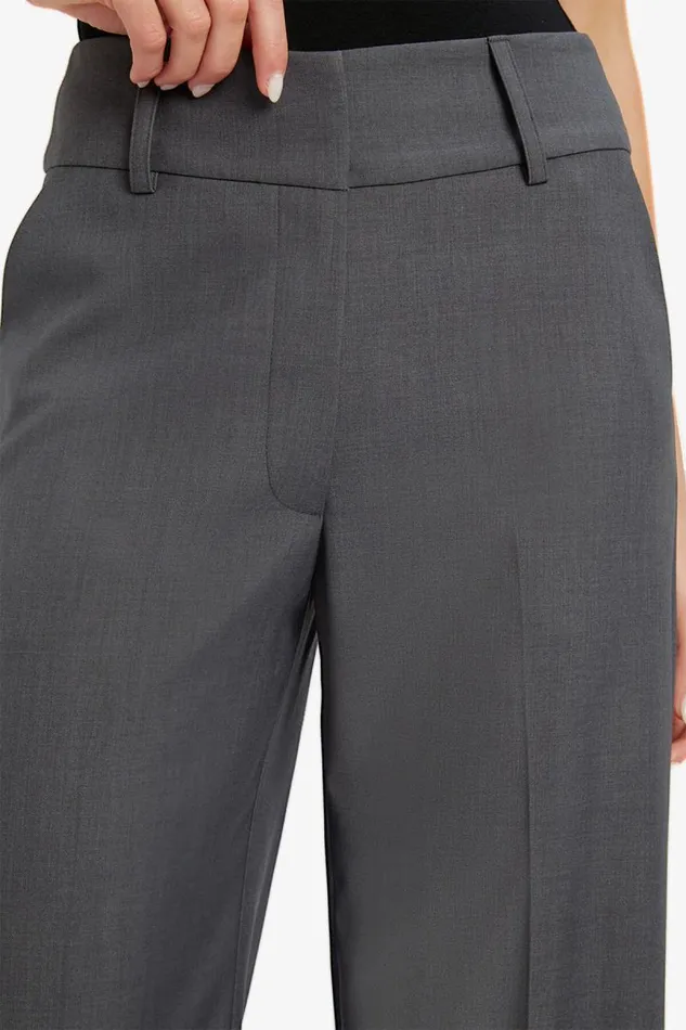 Women Pants Bardot Maika Straight Leg Pant In Dark Grey Dark Grey Women Pants Bardot Maika Straight Leg Pant In Dark Grey Dark Grey