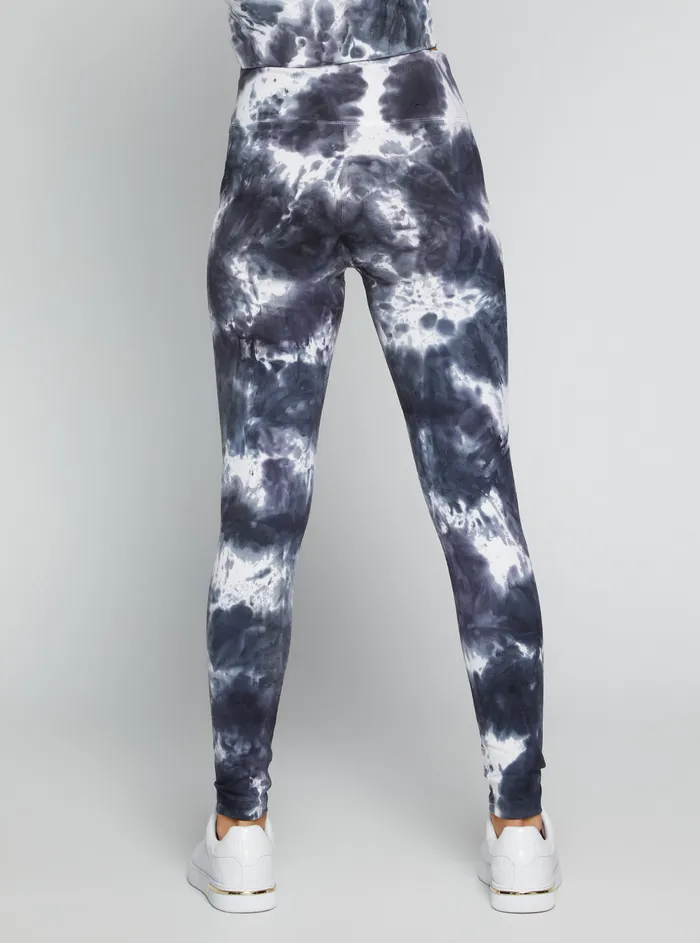 Women Pants GUESS Grey Tie Dye Eudora Active Leggings