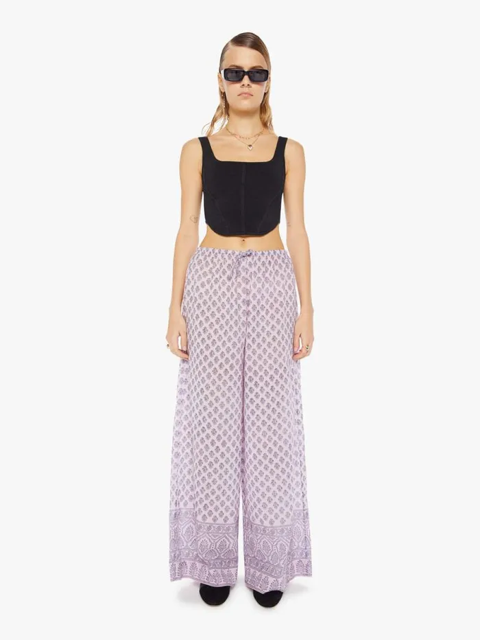Women Pants Mother Denim Margie Pant Purple Lilac