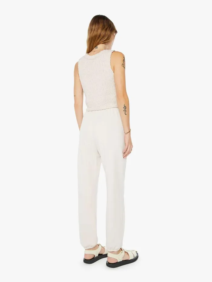 Women Pants Mother Denim Mason Sweatpant W Pockets Lunar