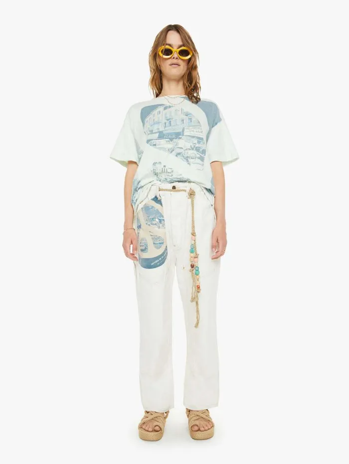 Women Pants Mother Denim P71 Carpenter Pant St Tropez