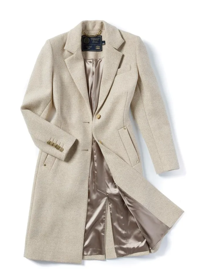 Women Regency Coat Biscuit Holland Cooper Tailoring