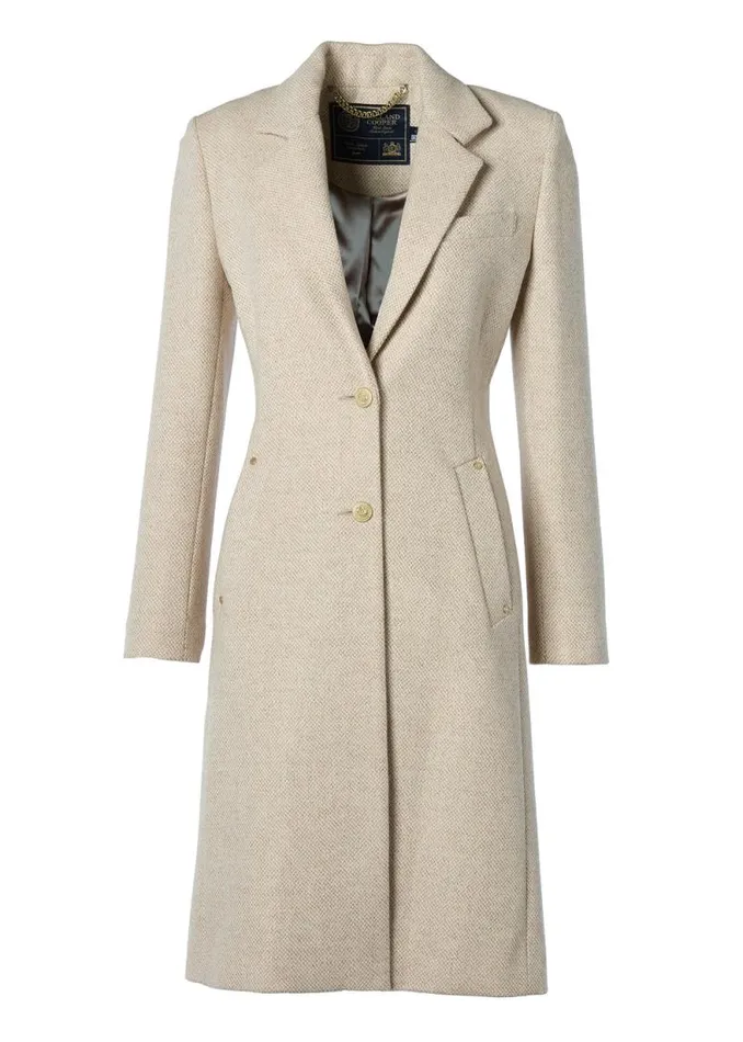 Women Regency Coat Biscuit Holland Cooper Tailoring