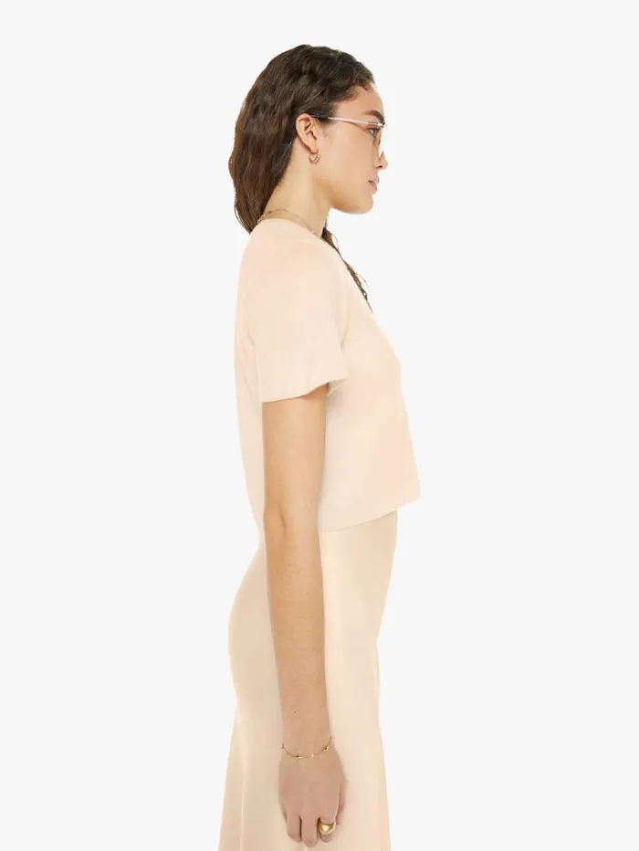 Women Shirts Mother Denim Charleston Relaxed Crewneck Mallow