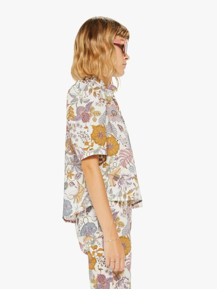 Women Shirts Mother Denim Winnie Shirt Lavender Eden