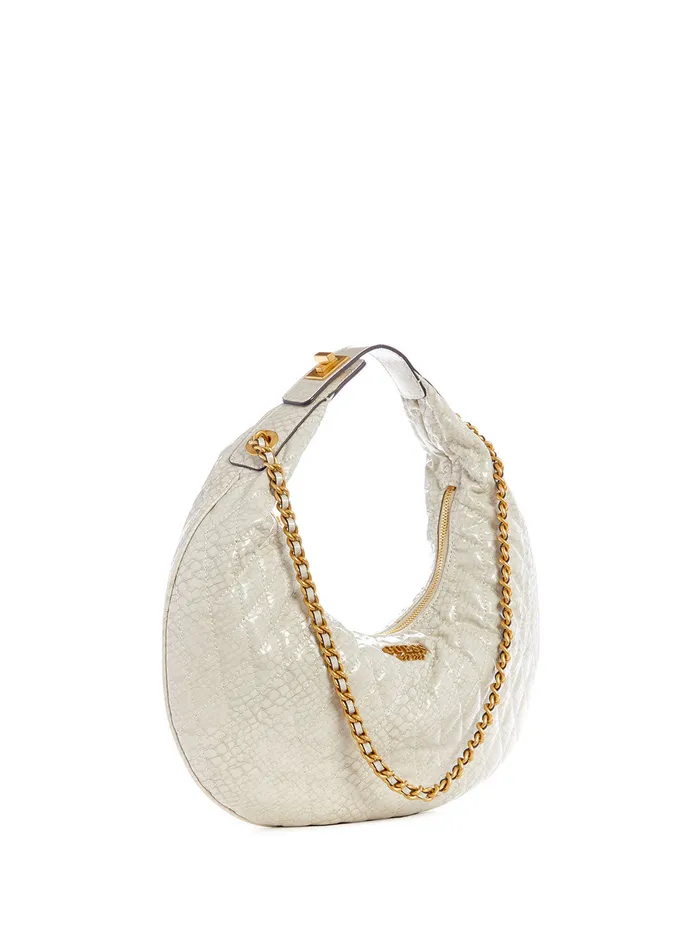 Women Shoulder Bag GUESS Stone Dema Hobo Shoulder Bag