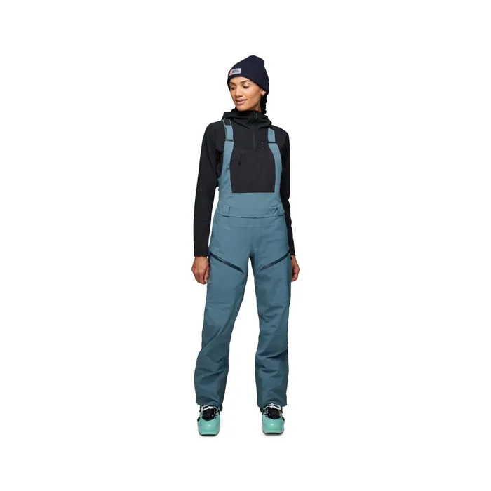 Women Ski and Snowboard Pants Black Diamond Recon Stretch Bibs Bibs Black Diamond Apparel