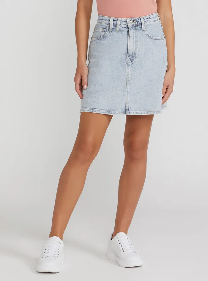 Women Skirts GUESS Hidden Desire Carla Denim Mini Skirt